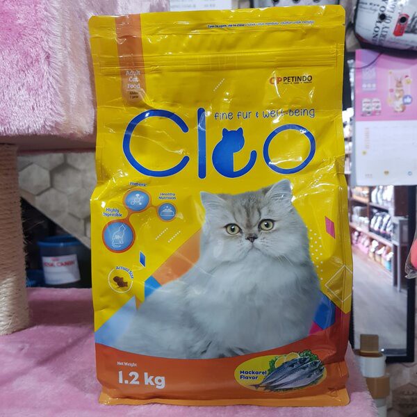 Cleo Mackerel Adult 1.2kg 1.2 kg Makanan Kering Kucing Dewasa Cat Food