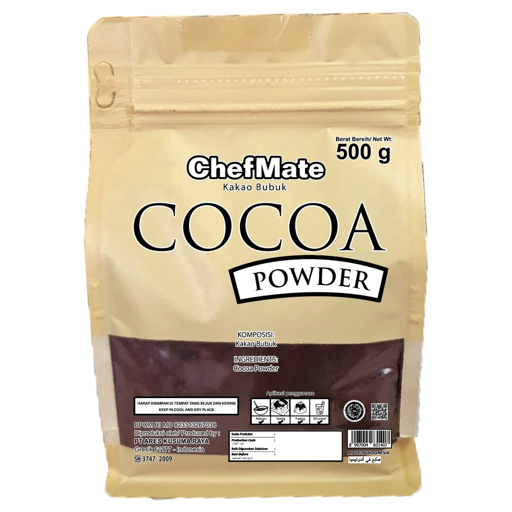 

ChefMate Cocoa Powder 500 gr – Coklat Bubuk Murni