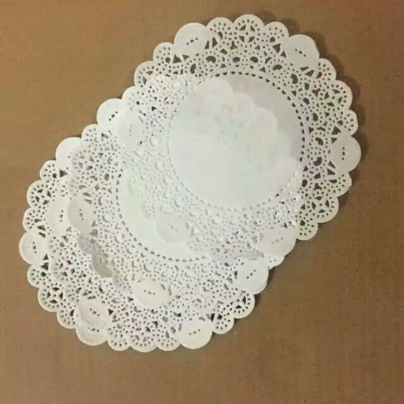 

Kertas doilies 5,5 Inch warna putih