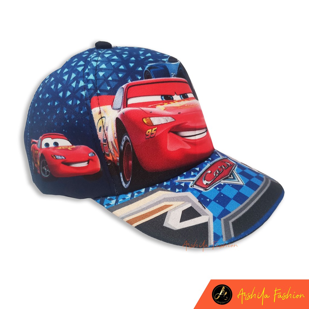 Topi Anak Sablon Karakter / Topi Anak Karakter HERO / Arshila_fashion-Sablon Car Speed