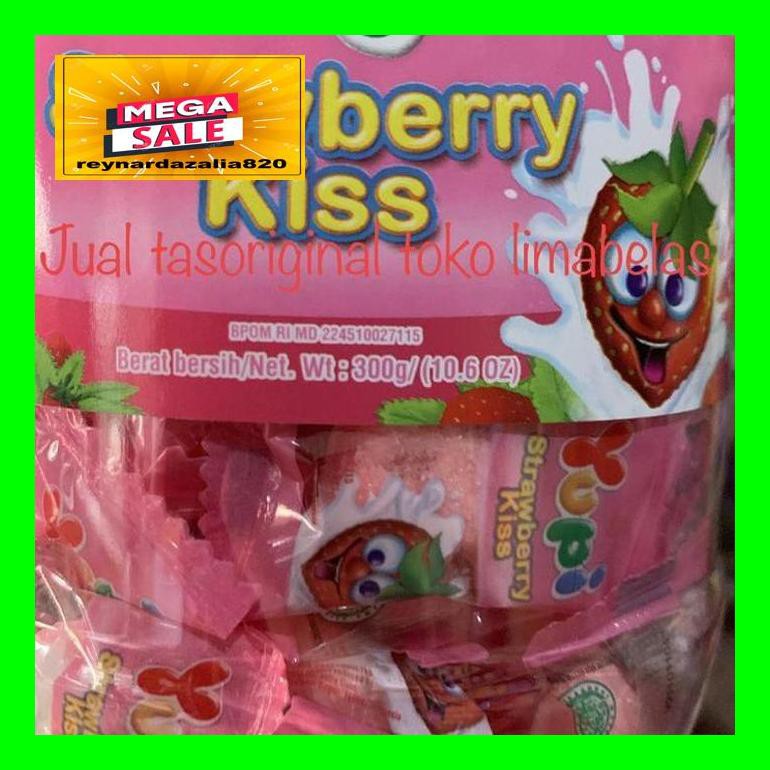 

Chrnar Permen Yupi Toples Strawberry Kiss Chch50D