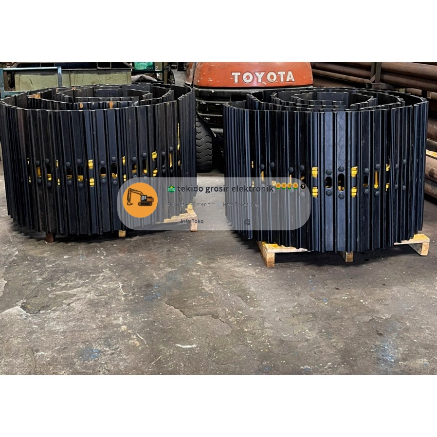 TRACK LINK SK200 KOBELCO ASSY PLUS TRACK SHOE BAUT SHOE SET