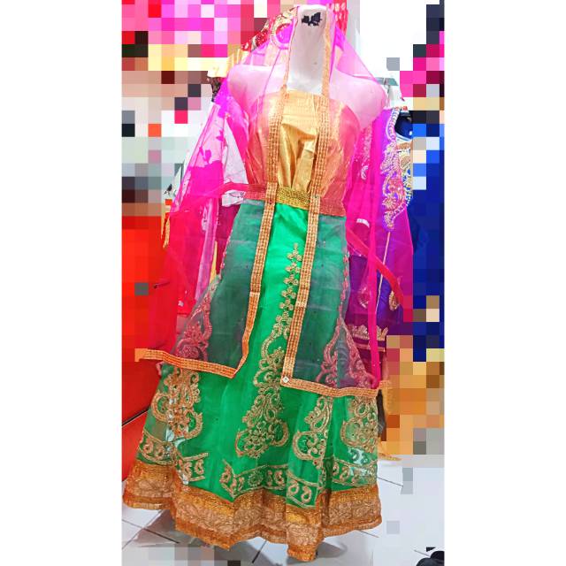 Lehengga anak. Baju india anak. sudah jahit import dan ori  Siap pakai.