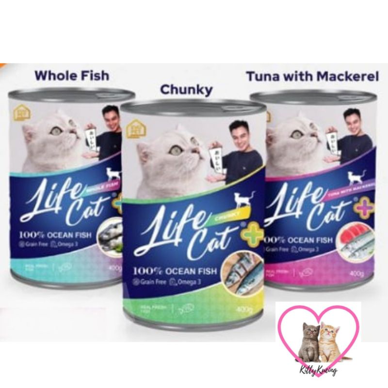 LIFE CAT PLUS+ Makanan Basah Kucing 400gr