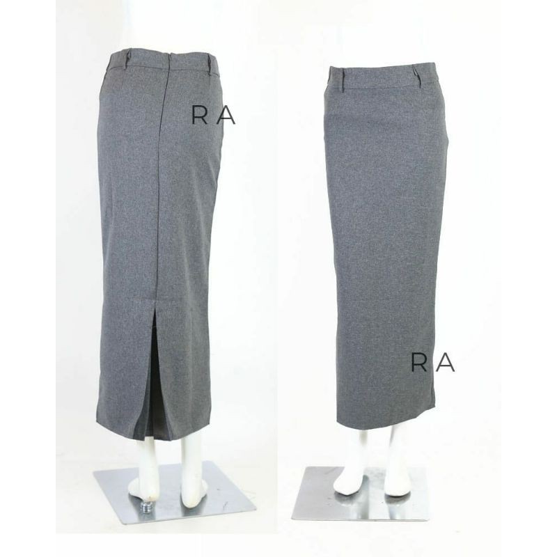 ROK  SPAN KERJA WANITA BAHAN KANTOR FORMAL WANITA  REMPEL BAWAH/BIRON  S.M.L.XL-3