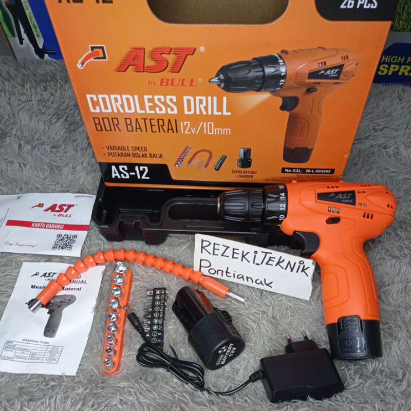 BOR BATERAI 12VOLT CORDDLES AST DRILL