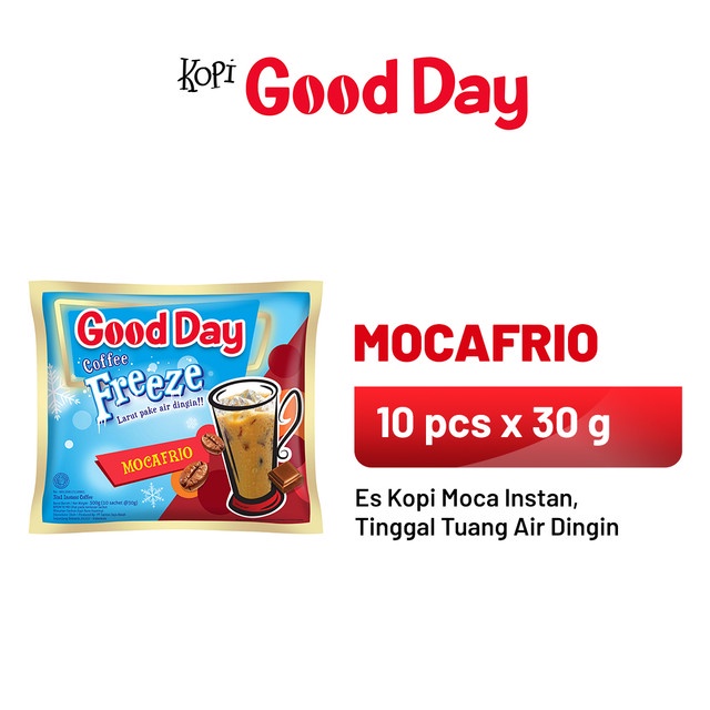 

GOOD DAY Coffee Freeze Mocafrio 1 Pack (10 x 30 gr)