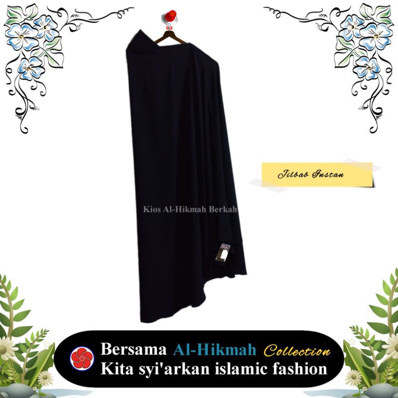 Jilbab Instant Cadar Tali Dan Tanpa Cadar XL dan XXL | Jilbab Biasa XL Dan XXL Al-Hikmah Collection