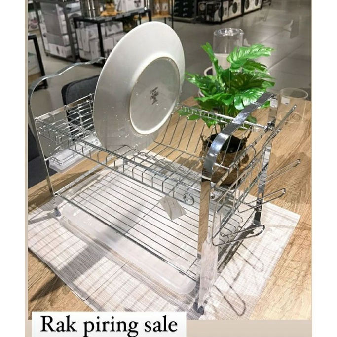 starlight rak piring stainless steel informa bisa dipasang di dinding / dish rack informa sale