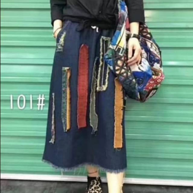 Rok jeans import bangkok 7/8... produk ori