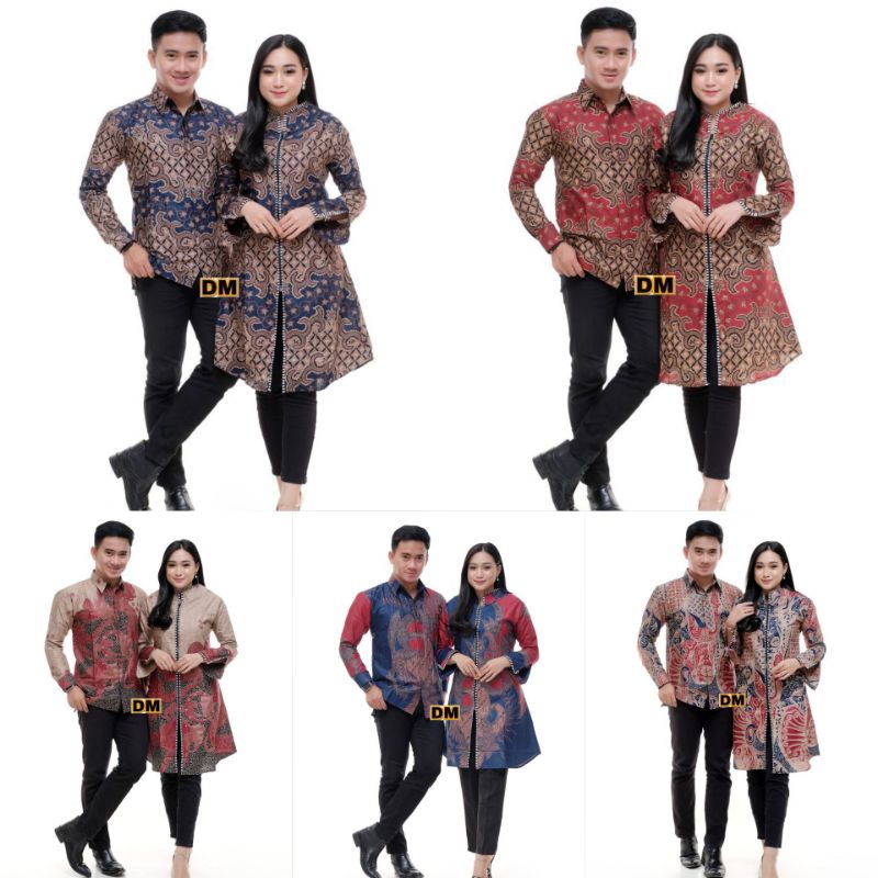 BATIK COUPLE KEMEJA TUNIK NEW ARIVAL DERSTRO BATIK COUPLE