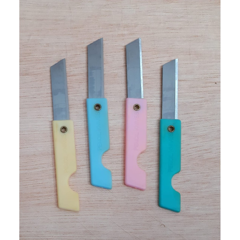 

PISAU CUTTER SAKU LIPAT MINI POKET ACCURA SOFT COLOUR