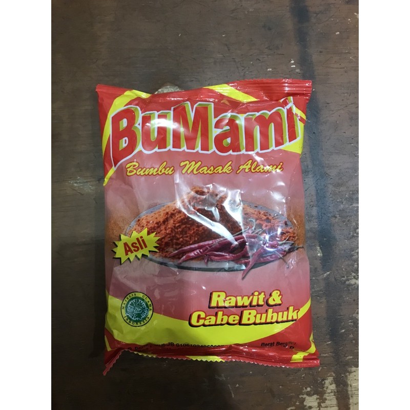 BUMBU TABUR INSTANT / CABE BUBUK / CABAIBUBUK / CABAI / CABE / CABEBUBUK SUPER PEDAS  BUMAMI 250 GR