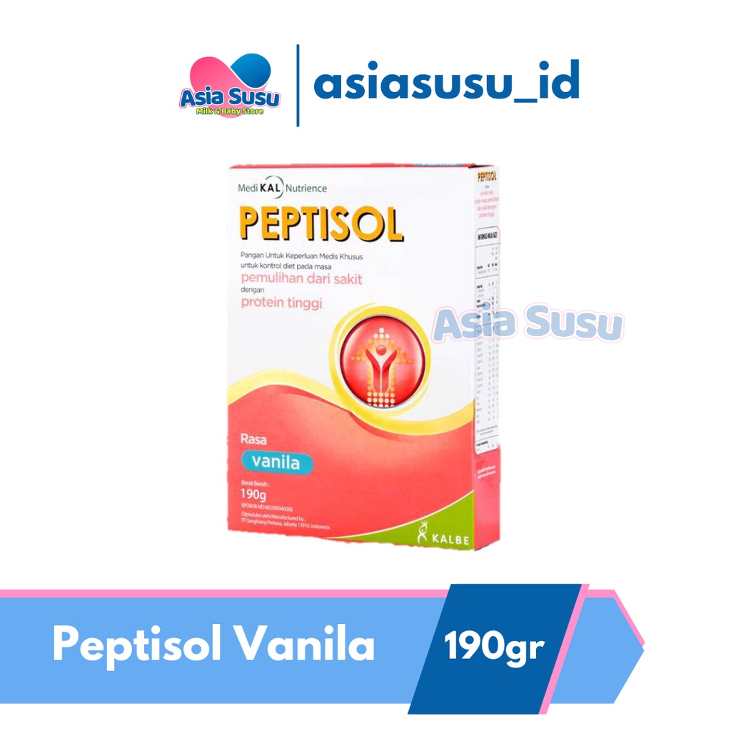 

Peptisol vanila 190gr - Susu Tinggi Protein