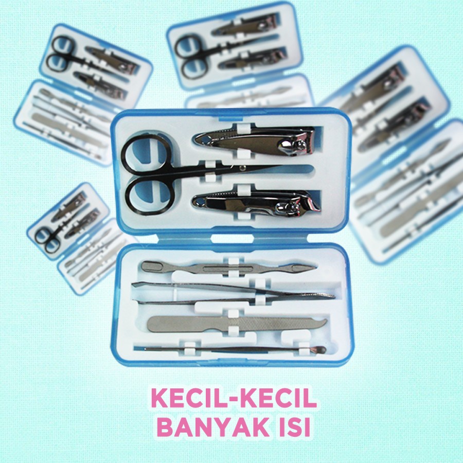 gunting kuku set alat manicure pedicure set perawatan kuku