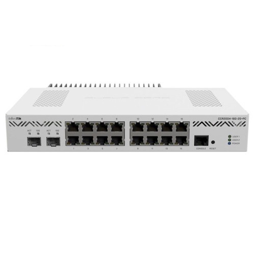 MikroTik CCR2004-16G-2S+PC Cloud Core Router CCR2004-16G-2S+PC.