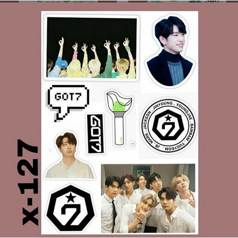 

STIKER TUMBLR GOT7 X-127