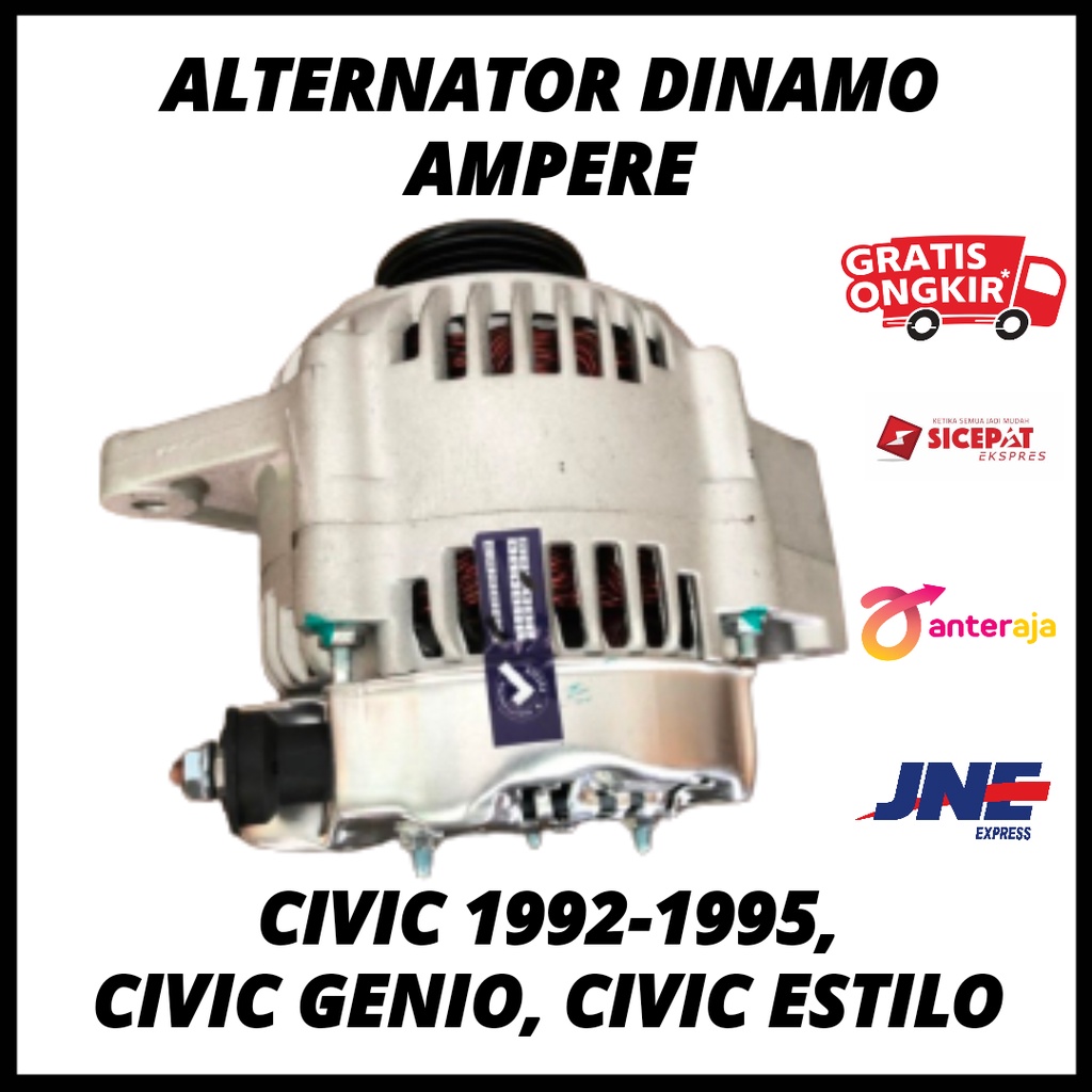 Alternator Altenator Dinamo Ampere Amper Civic Genio, Civic Estilo 1992-1995