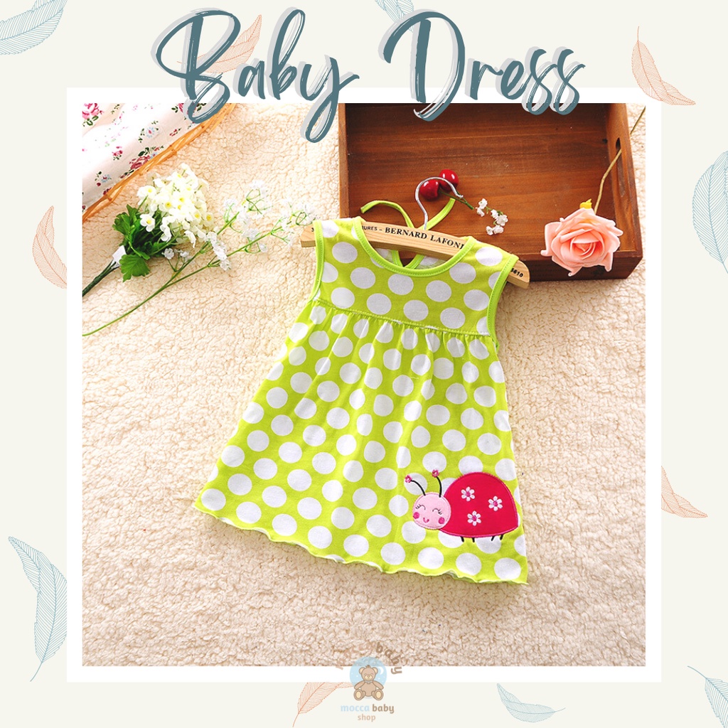 MBSS - Dress DEAR SUNNY Bayi Perempuan / Baju Bayi Cewek / Pakaian Bayi Perempuan Lucu / DS13