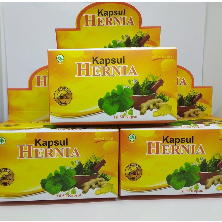 HERBAL OBAT SAKIT HERNIA - KAPSUL HERNIA ASH-SHIHHAH ORIGINAL