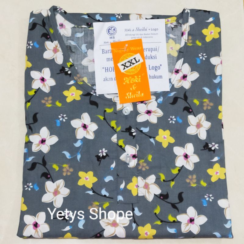 Hoki&Sheila Jumbo LD120 C3/4 Baju Tidur Piyama Fit XXL [Part 1]-Plumeria HS AbuTua