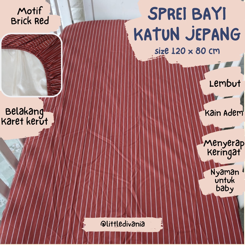 Sprei KATUN JEPANG Kasur Bayi 120 x 80 cm Baby Bed Motif Bayi Cowok Cewek jp Boy Girl SR Tidur Anak akachan kado bayi seprei bahan adem lembut halus tokai senko japan design