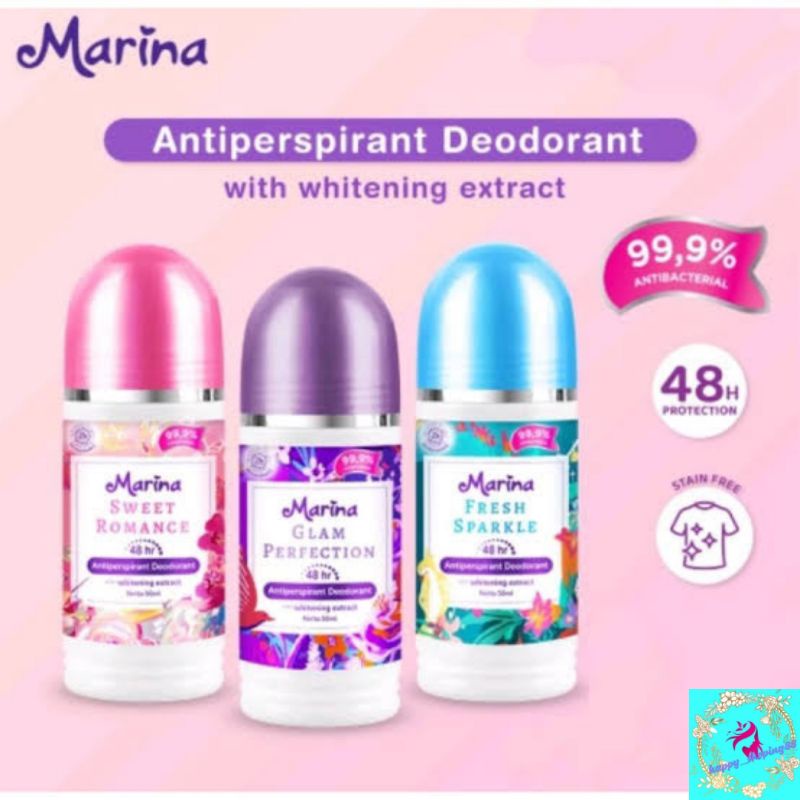 Marina Antiperspirant Deodorant With Whitening Extract 50ML