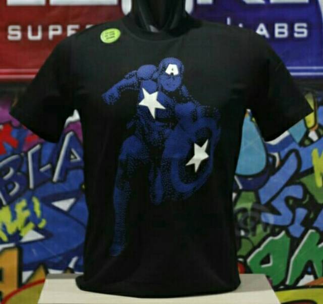 Kaos Superhero Captain America dkk