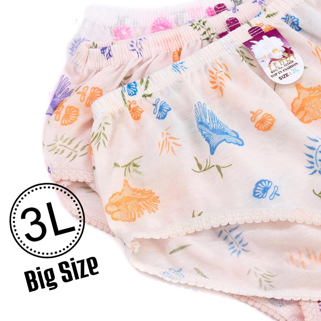 CD Intana JUMBO Celana Dalam Wanita Katun Ukuran Jumbo CD CD Intana JUMBO Celana Dalam Wanita Katun Ukuran Jumbo CD