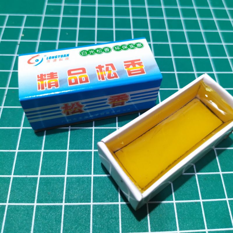 Arpus solder padat kuning resin clear