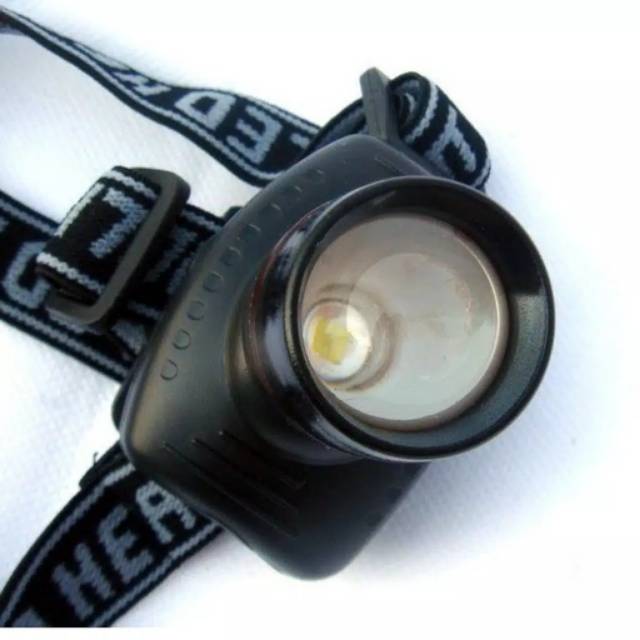 SENTER KEPALA HEADLAMP ZOOM Head Lamp Camping Hutan Travel Gua Lampu Praktis Super-2