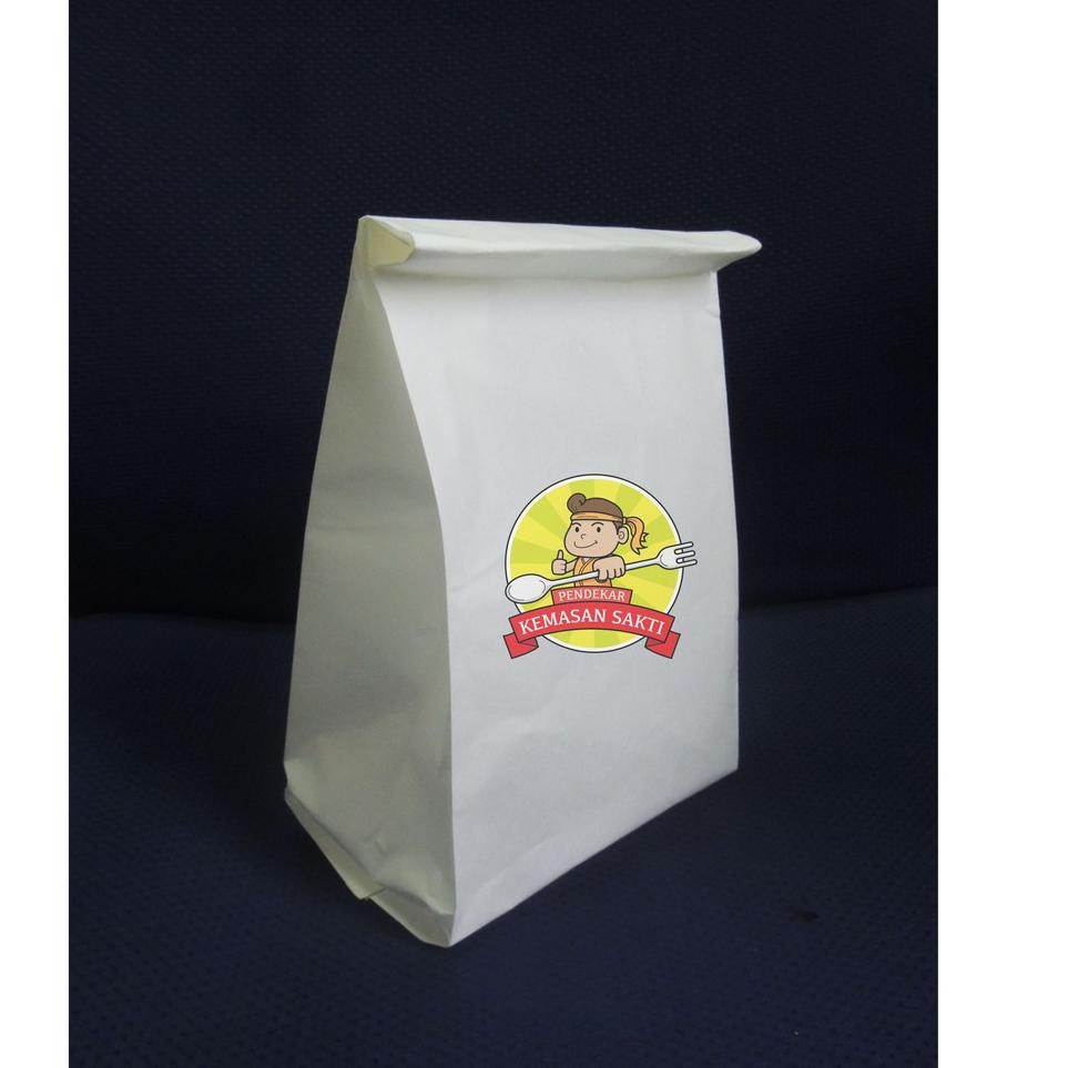 

Super nyaman Paper Bag BESAR 16x9 / Kantong Kertas Terlaris Putih Polos isi 100Pcs A76Q06 terjamin