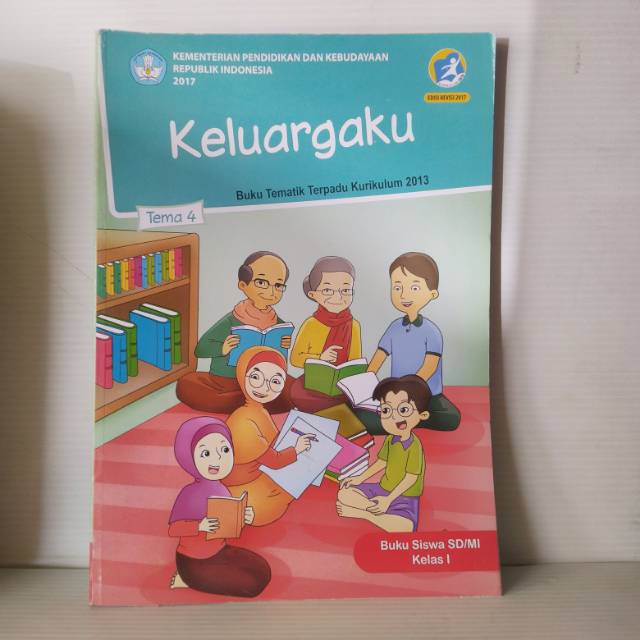 Buku tematik kelas 1 tema 4 keluargaku diknas