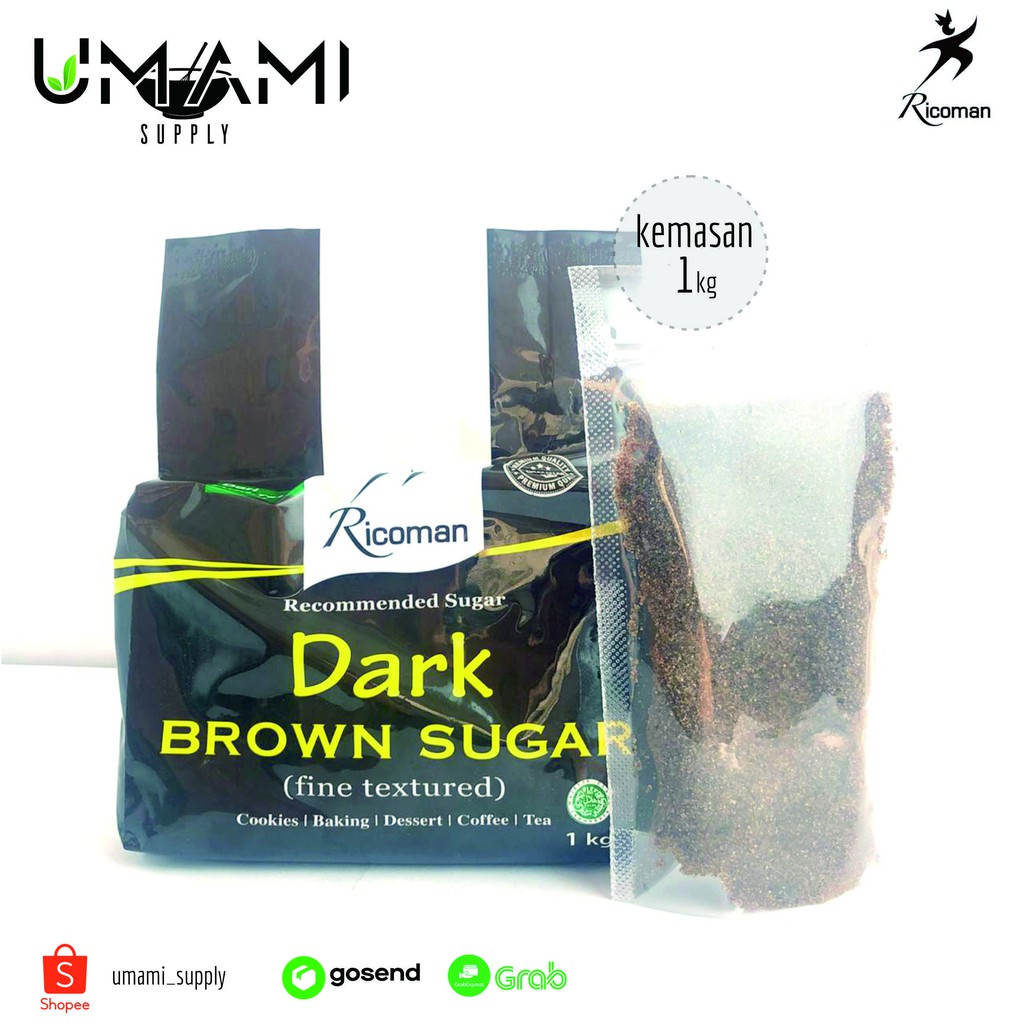 

Ricoman - Dark Brown Sugar - 1kg