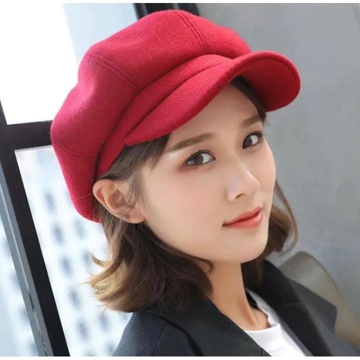 Topi Apollo Dewasa Wanita Korean / Pet Cap Hat Casual Trendy Stylish