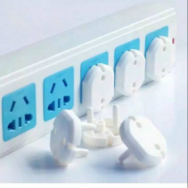 LZ.C28 Pengaman colokan listrik polos. Socket cover 2 pin