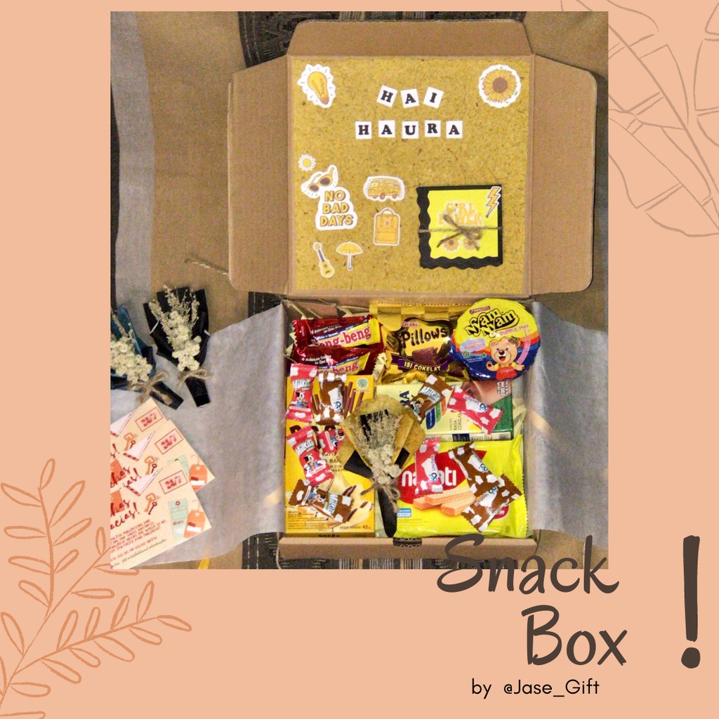 

SNACK BOX BIRTHDAY / GIFT BOX / HAMPERS