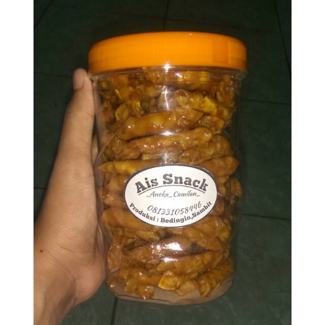 

Kacang sembunyi kemasan Toples