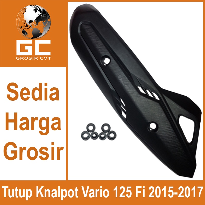 Tameng tutup cover knalpot Vario 125 Techno Fi 2015-2017 Maticking