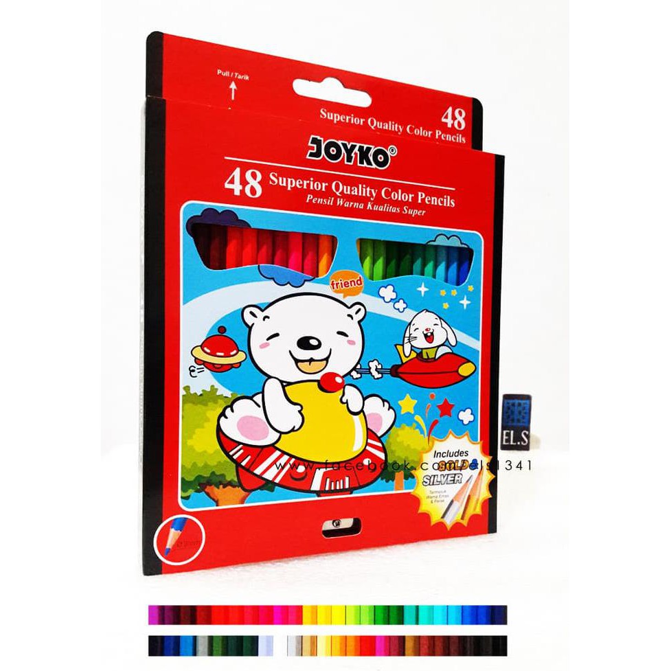 

Sale!! Joyko Pensil Warna Set 48 Panjang Terbaru