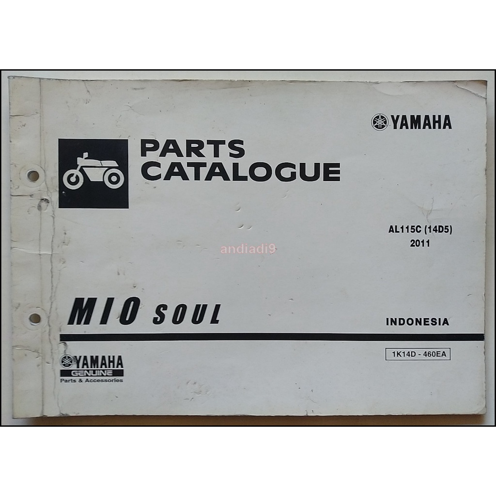 PARTS CATALOGUE YAMAHA MIO SOUL 2011