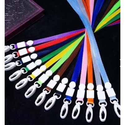 TALI JADI 1 cm / Tali Id Card Tali Lanyard kalung panitia event acara Gantungan Id Card Card Holder 
