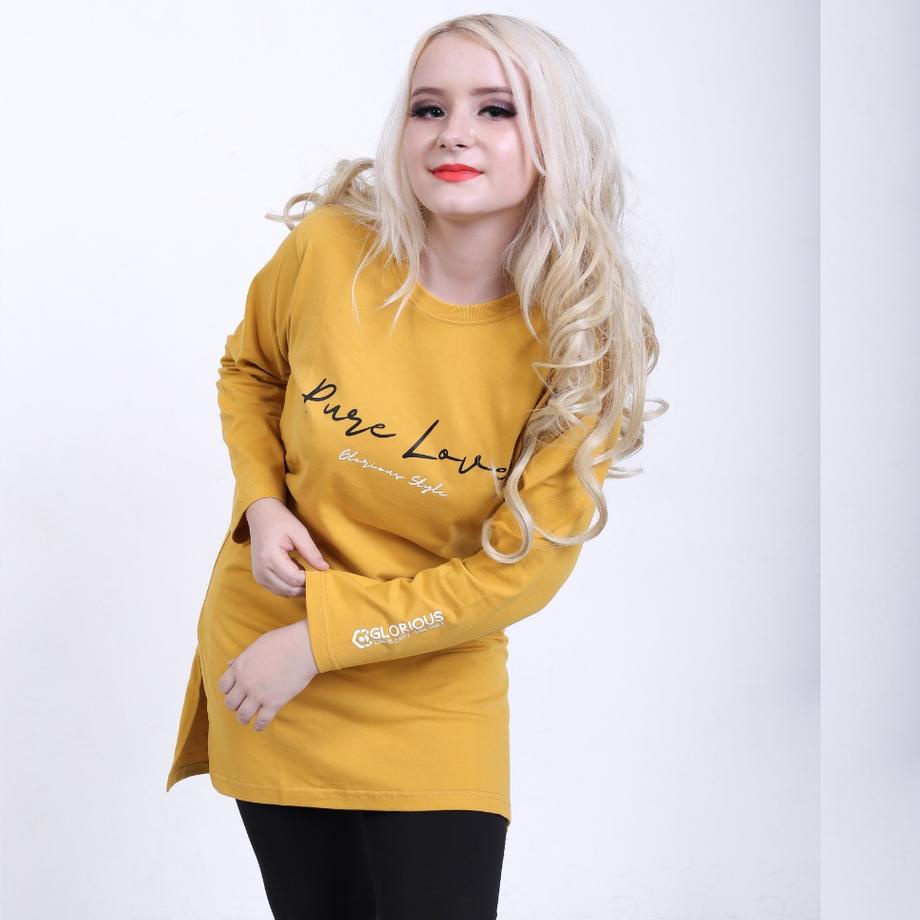 Menarik.. Glorious - Tunik Wanita - Kaos Wanita - Pakaian Wanita - Atasan Tunik - Kaos Tunik - Baju 