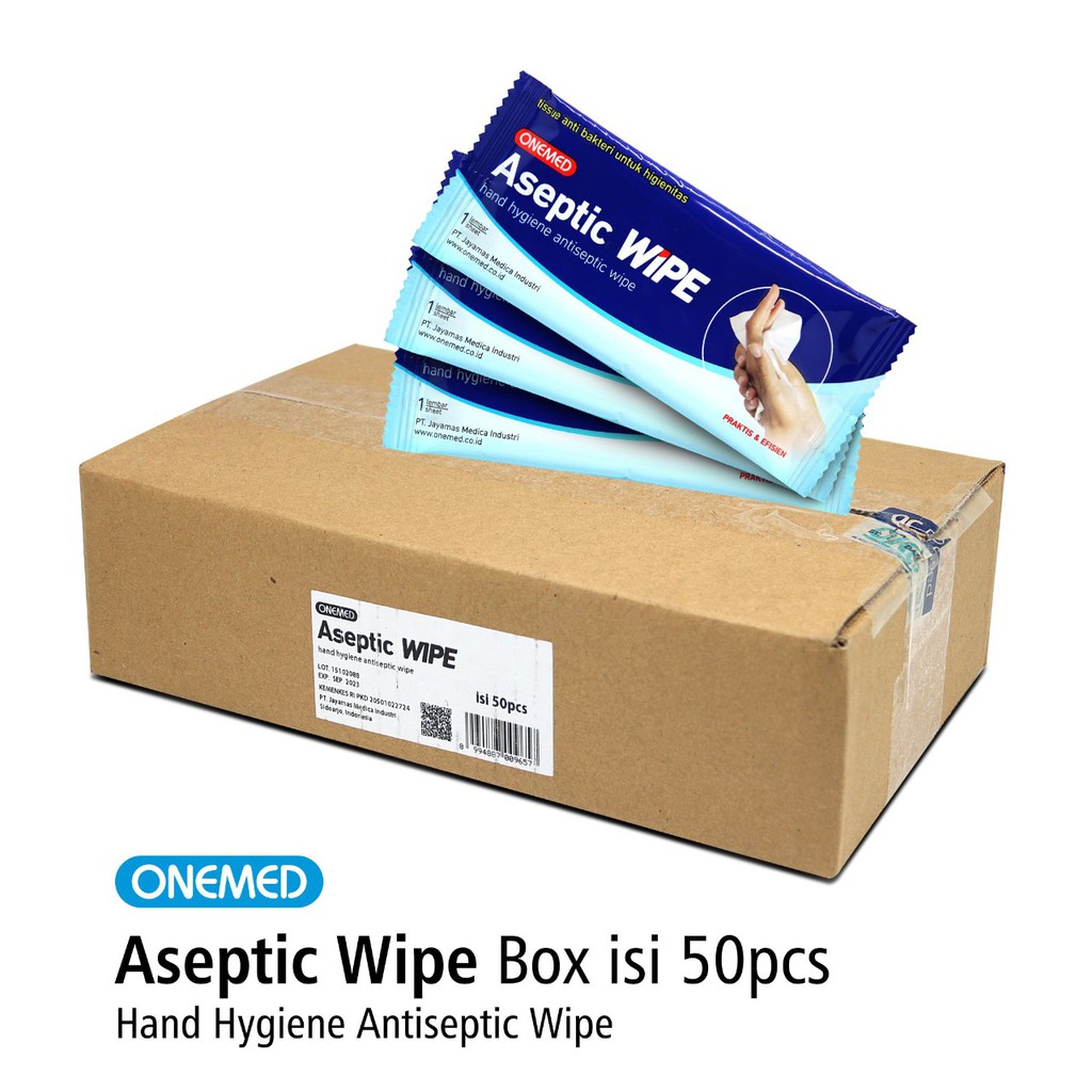 Onemed Aseptic Wipe Tissue Antiseptik Steril Wipe OJ OJ