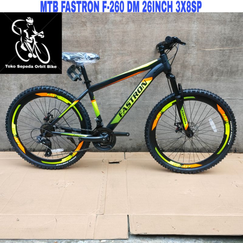 Sepeda Gunung MTB Fastron F-260 DM VT 26Inch 24Sp Hi-ten stell