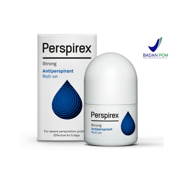 Perspirex Strong AntiPerspirant Roll On - 20ml + Perspirex Men Antiperspirant Roll On - 20ml / Deodorant Perawatan Ketiak Keringat Berlebih Bau Badan