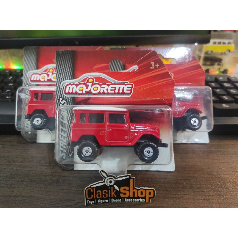 Majorette Street Cars Hardtop Toyota Land Cruiser Merah RED RARE