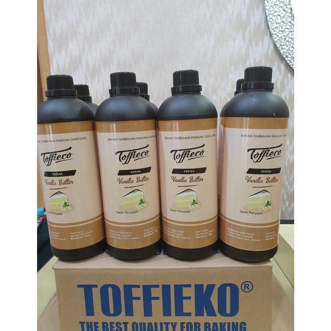 

(BAYAR DI TEMPAT) TOFFIECO PASTA VANILLA BUTTER KEMASAN 1 KG = 1 LITER - MURAH !!