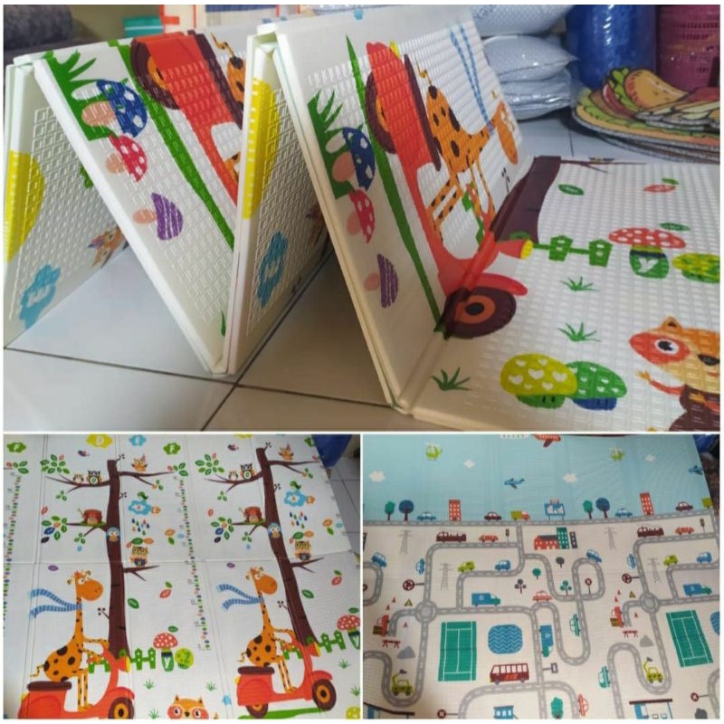 TIKAR KARPET LIPAT FOAM ANAK