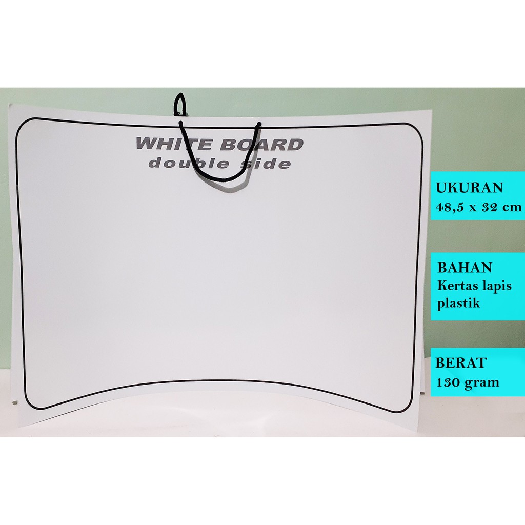 TIME TABLE WHITE BOARD DUA SISI